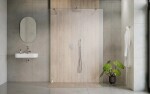 BESCO - Walk-in sprchovací kút AVEO DUE - Pevná stena - Bez pevnej steny, Rozmer A - 140 cm BCAVEODUE140