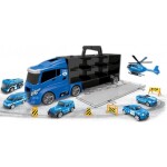 MalPlay Nákladné policajné auto s vozidlami