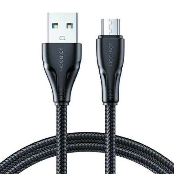 Joyroom S-UM018A11 Surpass Nabíjací kábel USB-A (M) - MicroUSB (M) 2.4A 2m čierna (S-UM018A11 2m Black)