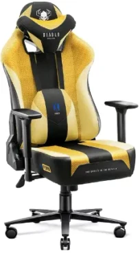 Diablo X-PLAYER 2.0 Normal žlto-čierna / Herná stolička / nastaviteľné / látkové / pojazdové kolieska / nosnosť 150 kg (DIABLO X-PLAYER 2.0 NORMAL DAR)