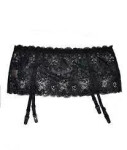 Dámsky podväzkový pás Babette 945 Black - DeLafense 4XL černá