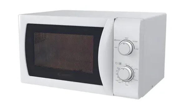 Candy CMW20SMW biela / Mikrovlnná rúra / 700 W / 20 l / Otočné ovládanie (CMW20SMW)