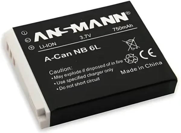 Ansmann A-Can NB-6L / Náhradné batérie / Li- ION / 3.7V / 750mAh (5044453)