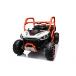 Mamido Detské elektrické autíčko Farmer Truck UTV Racing 4x4 24V biele