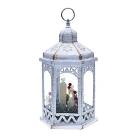 Solight 1V266 LED vianočný lampáš biela / 3x LED sviečka / 3x AAA (8592718033996)