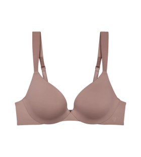 Dámska podprsenka Body Make-Up Illusion WP EX - BROWN - svetlohnedá 00ZE - TRIUMPH BROWN 75D