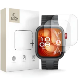 Tech-Protect Glass Fit+ pre Huawei Watch Fit 4 Pre číra / Ochranné sklo / Tvrdené sklo / 2 ks