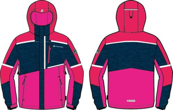 Dětská lyžařská bunda s membránou ptx ALPINE PRO MELEFO diva pink 92-98