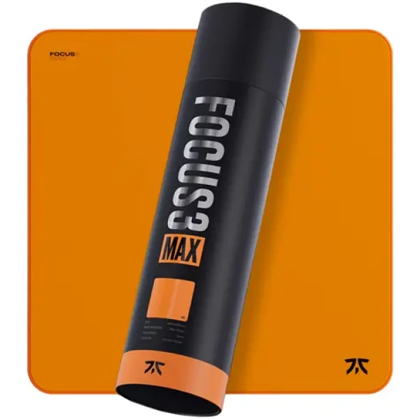 Fnatic FOCUS3 MAX XL oranžová / Herná podložka pod myš / 48 x 48 cm (MP0008-002)
