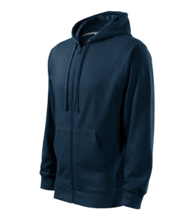 Trendy mikina na zips Pánska námornícka modrá S