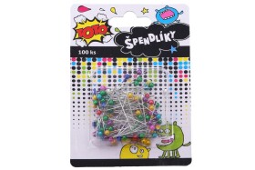 Špendlík s farebnou hlavičkou 100 ks, TOTO, W834618