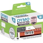 DYMO 2112290 etikety v roli 102 x 59 mm polypropylénová fólia biela 300 ks trvalé univerzálne etikety, adresná nálepky; 2112290