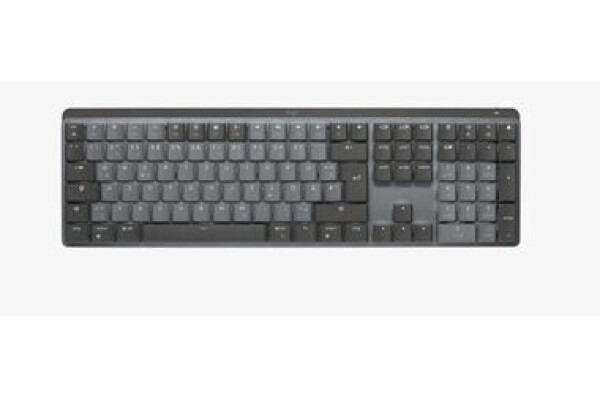 Logitech MX Mechanical Clicky čierna / Kancelárska klávesnica / bezdrôtová / QWERTY / mechanická / BT / US layout / dopredaj (920-010759)