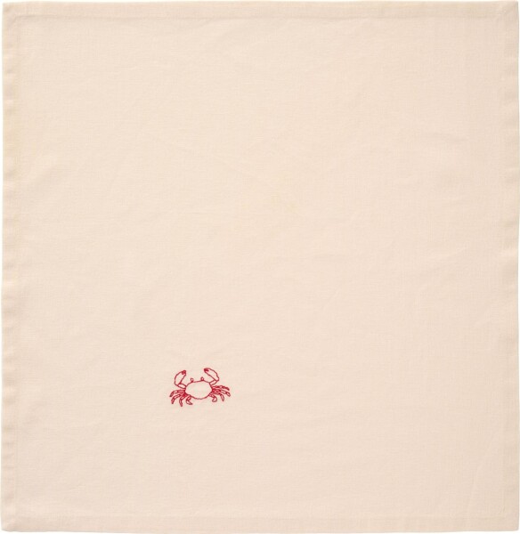 Ib Laursen Látkový obrúsok s výšivkou Atlantis Crab