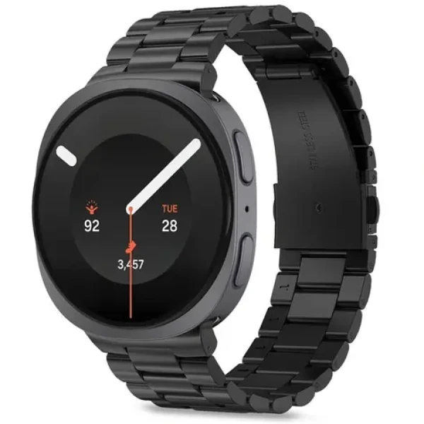 Tech-Protect Nerezový remienok pre Samsung Galaxy Watch čierny / Remienok / 40/44/46 mm / Nerezová oceľ