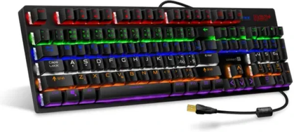 Connect IT NEO+ (CKB-3591-CS) čierna / Mechanická herná klávesnica / podsvietená / CZ + SK layout / USB / 1.8m (CKB-3591-CS)
