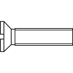 TOOLCRAFT SENKSCHRAUBE 963-4.8 ZN 2X 16 963-4.8 ZN 2 X 16 zápustné skrutky M2 16 mm drážka DIN 963 ocel pozinkované 100 ks; 963-4.8 ZN 2 X 16