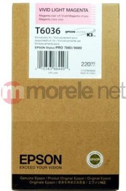 Epson Toner T603 Vivid light magenta 220ml Stylus Pro 7880/9880 (C13T603600)