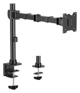 Equip Stolný držiak monitora 17-49" čierna / Stolný držiak monitora / VESA 75x75-100x100 mm / nosnosť 20 kg (650175)