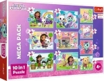 Trefl - Puzzle - Gábinin kúzelný domček Mega PACK 10v1
