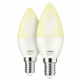 Niceboy ION SmartBulb AMBIENT E14 (2 ks)/LED/E14/5.5W/470 lm/2700-6500K/Wi-Fi (SA-E14-set)