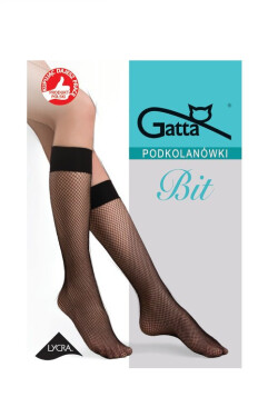 Dámské síťované podkolenky nero/černá Univerzální model 6991586 - Gatta