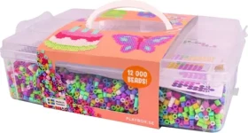 PLAYBOX Zažehľovacie korálky v kufríku Happy mix 12000 ks