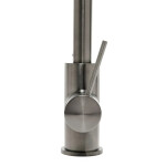 Drezová batéria SAT Aurum s vyťahovacou sprškou, 2 prúdy brúsený gun metal SATBAUR286BGM SATBAUR286BGM