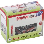 Fischer DUOPOWER 5x25 LD hmoždinka 25 mm mm 535458 50 ks