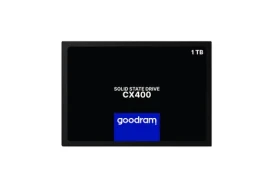Goodram CX400 1TB / 2.5" SATA III / 3D NAND / R: 550MBps / W: 490 MBps / IOPS: 77.5K 85K / MTBF 2mh / 2y (SSDPR-CX400-01T)
