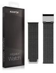 Aligator Náhradný kovový remienok pre Watch Life 20mm / čierny (20AW0014)