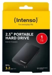 INTENSO repasovaný externý disk 2,5" 1TB čierna / Externý disk / USB 3.2 Gen 1 / R: 85 MB/s / W: 75 MB/s (6021660)