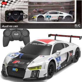 Mamido Športové auto AUDI R8 LMS na diaľkové ovládanie RC 1:24 biele