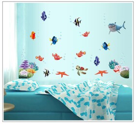 Veselá Stena Samolepka Nemo, Dory a priatelia