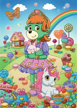 Trefl - Puzzle - Trblietavé puzzle Treflíci: Trblietavá Treflinka