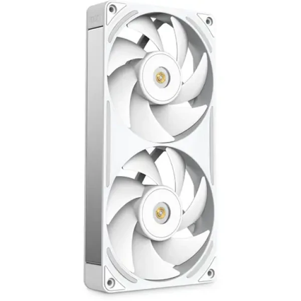NZXT F240X RGB biela / Ventilátor / 2x 120mm / Fluid Dynamic Bearing / 41 dB @ 2300 RPM / 75.5 CFM (RF-U24PN-W1)