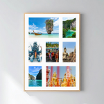 Personalizovaný magický fotobilder v ráme – 50 × 70 – koláž fotografií
