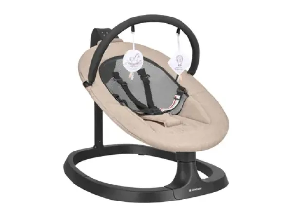 KikkaBoo Hojdacie lehátko elektrické Zazu Beige / od narodenia do 30 kg (31005010097KB)