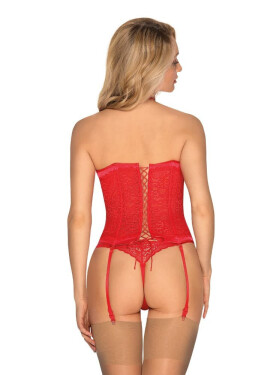 Korzet corset Obsessive červená