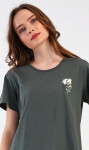 Dámske capri pyžamo Marie khaki 4XL