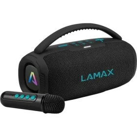 Lamax PartyGo1 mini čierna / Bluetooth reproduktor / 30W / 2400mAh / BT 5.3 / AUX / microSD / USB / IPX5 (LXPSMPGO1MIBA)