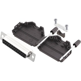 MH Connectors MHDPPK25-DB25S-K sada D-SUB zásuvková lišta 180 ° Pólov: 25 spájkovaný 1 ks; MHDPPK25-DB25S-K