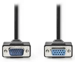 Nedis VGA (D-SUB) čierna / Predlžovací kábel / VGA zástrčka - VGA zásuvka / 2 m (CCGP59100BK20)