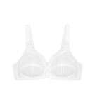 DOREEN - Podprsenka s kosticami a tvarovaním z bavlny Triumph WHITE 115E