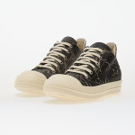 Tenisky Rick Owens Denim Shoes - Low Sneaks Black Washed Foil/ Milk/ Milk EUR 43