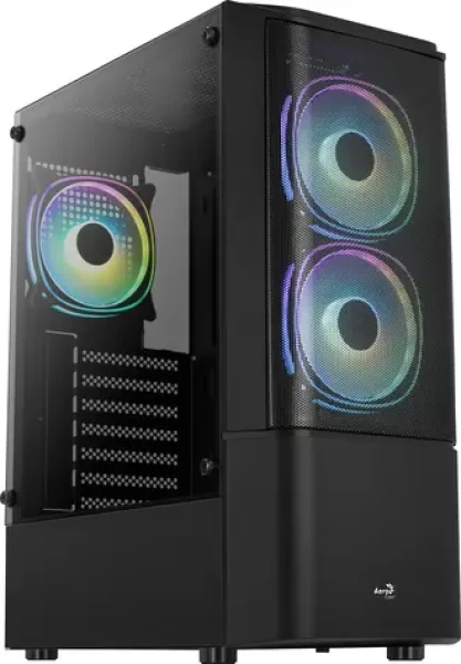 AeroCool Quantum Mesh v3 čierna / PC skriňa / ATX / mATX / mITX / 2x USB-A 3.0 / 1x USB-A 2.0 / 2x 120mm / bez zdroja (ACCM-PV31133.11)