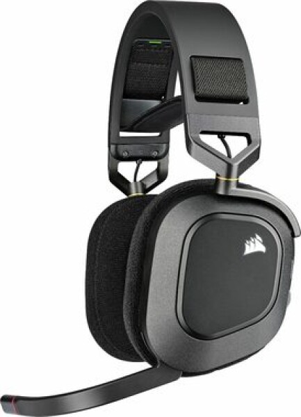 Corsair HS80 RGB Wireless čierna / Herné bezdrôtové slúchadlá / 32 Ohm / 7.1 Surround / USB RF prijímač / mikrofón (CA-9011235-EU)