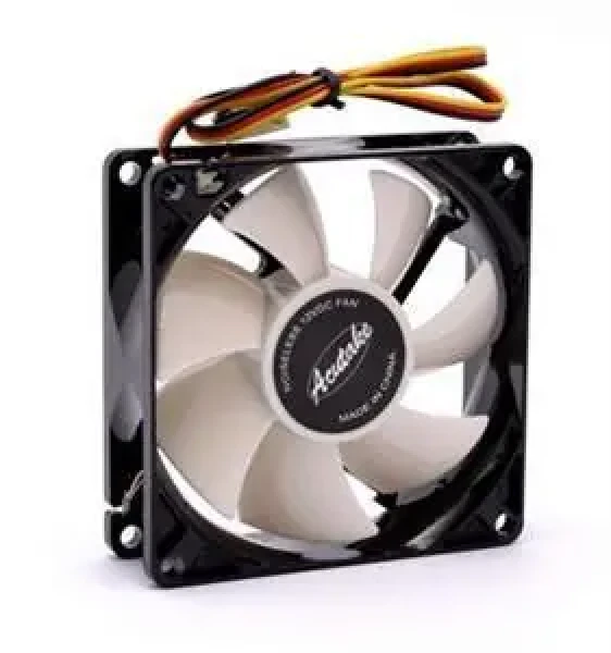 Acutake ACU-FAN80 SHINE biela / Ventilátor / 80 mm / 1600 RPM / 14,9 dB / biele LED / 3-pin (ACU-FAN80 SHINE)