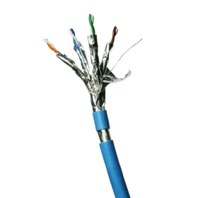 DATACOM F/FTP Cat6a drôt 500m modrá (8596250003462)