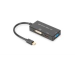 Digitus AV konvertor AK-340419-002-S [Mini-DisplayPort - HDMI, DVI, VGA] 3840 x 2160 Pixel; AK-340419-002-S